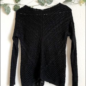 Black See Through Sweater